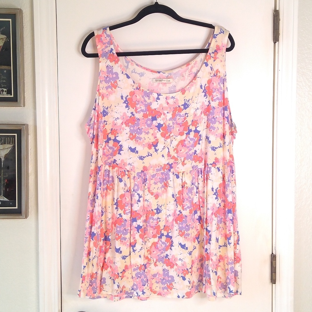 Old Navy Knit Peplum Tank - 3X